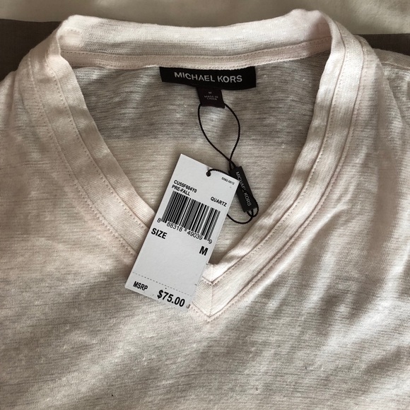 Michael Kors V-Neck Tee - Picture 3 of 4